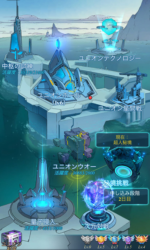 ユニオン画面